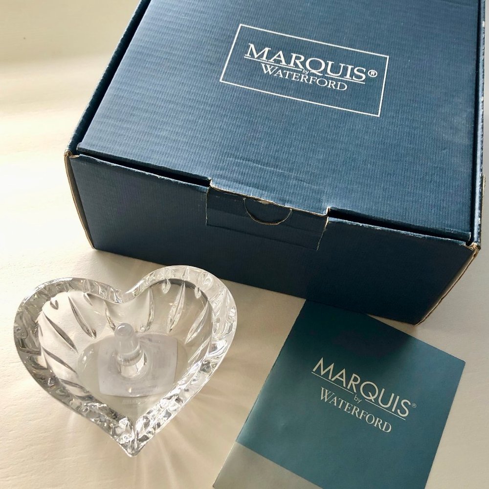 NWB Marquis by Waterford Sheridan Ring Holder Dish